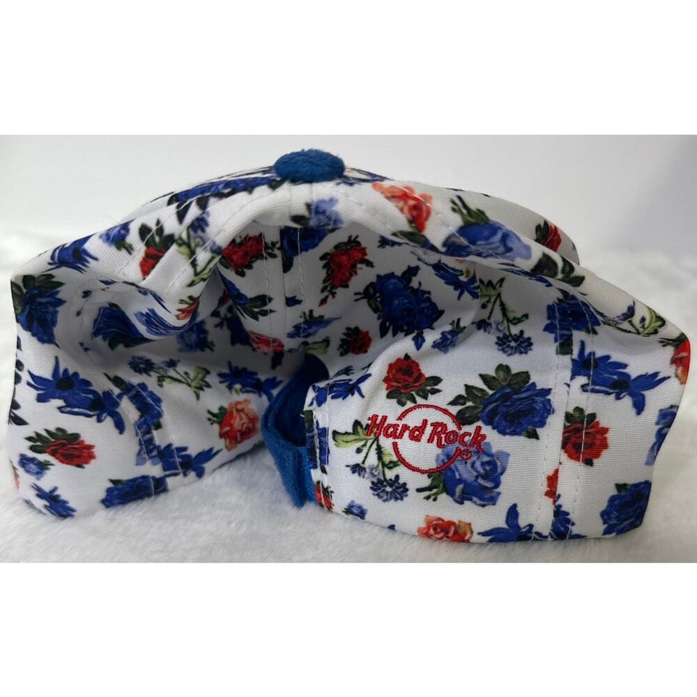 Hard Rock Cafe Floral Hat Cap Suede Feel Brim. - Picture 3 of 3
